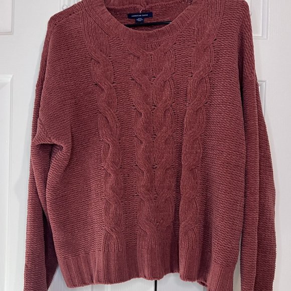 American Eagle Outfitters Sweaters - American Eagle Burgundy/Red Knit Sweater